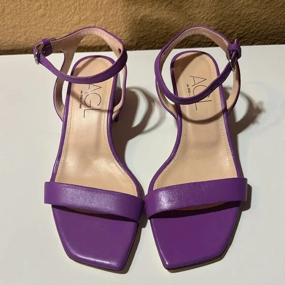 AGL Patent-Leather Sandals Purple. Size 36/6 - Picture 2 of 10